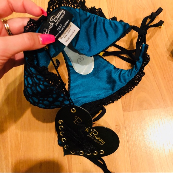 Teal Beach Bunny Love Her Madly Bikini - Picture 5 of 8